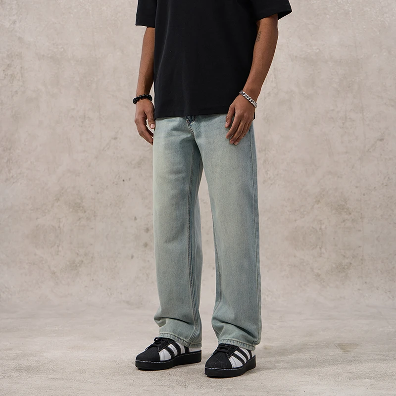 clanfit slim slim verão/primavera desleixado casual solto lyocell jeans vão com tudo