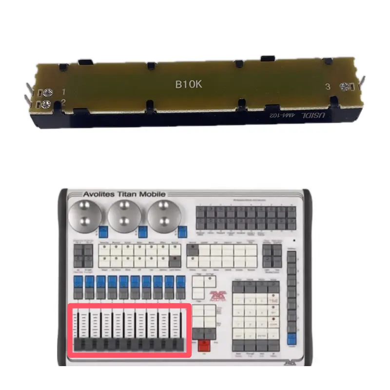 2pcs/lot B10K Stage Control Console Electric Light Motor Pusher For Stage Tiger Controller