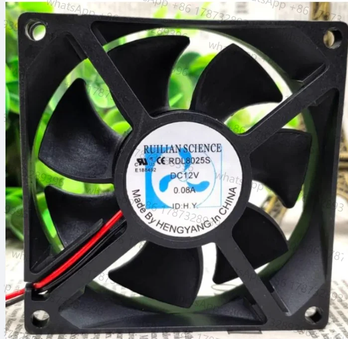novo-ventilador-cpu-para-ruiliano-rdl8025s-12v-008a-8cm-fonte-de-alimentacao-do-chassi-ventilador-de-refrigeracao-silencioso-8025-80-80-25mm