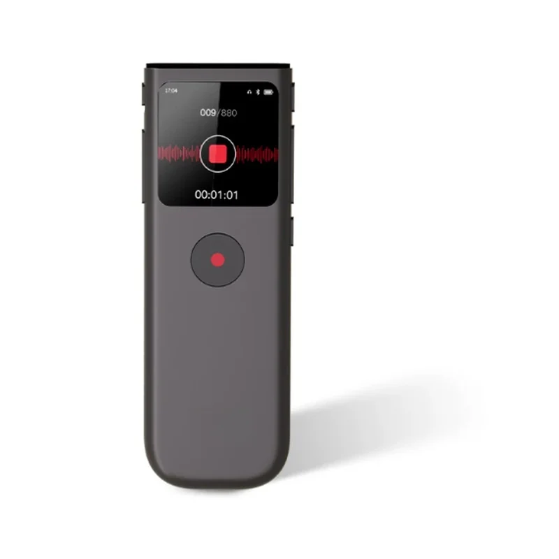 MP512‑W AI Voice Recorder 32GB Black Digital Dictaphone Noise Reduction for Meeting Lecture Interview