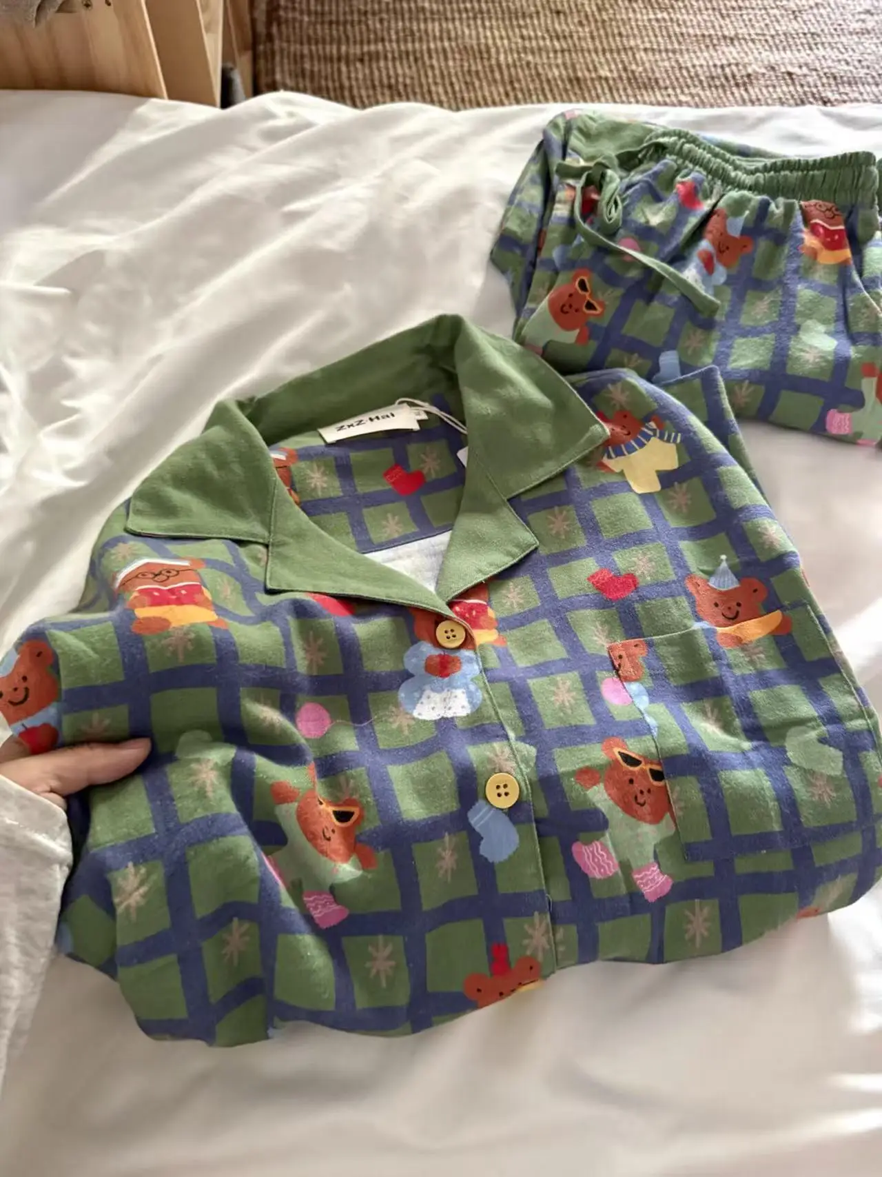 conjunto-de-pijama-de-manga-corta-de-algodon-puro-con-tema-navideno-ropa-de-dormir-ligera-para-verano-ropa-de-casa-para-mujer-transpirable-y-comoda