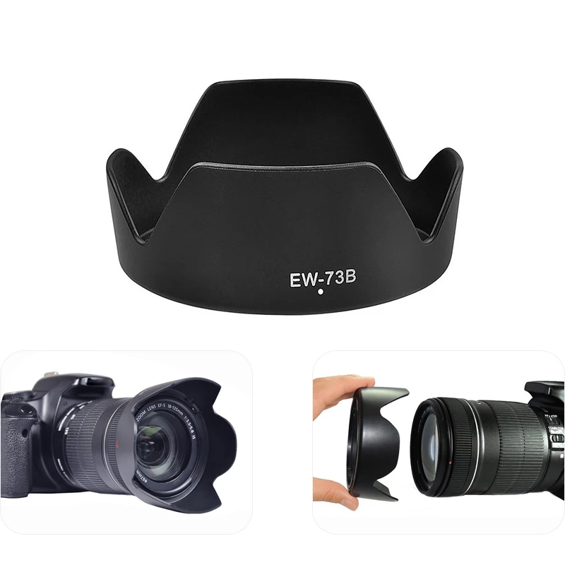 Camera Lens Hood 67mm For EW 73B EW-73B Canon 60D 70D 600D 17-85f/4-5.6 IS USM 18-135f/3.5-5.6 IS Lens Hood Lens Protector