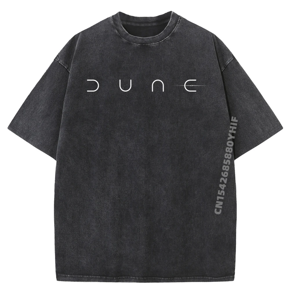 

Dune White Plain Shirt Men's Clothing Classic Washed Vintage Shirt Trendy Printed Fashion Casual Daily Wear