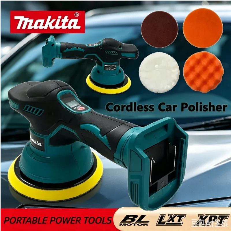 lucidatrice-cordless-makita-18v-a-batteria-al-litio-8-velocita-con-display-digitale-macchina-elettrica-per-lucidatura-e-ceratura-auto