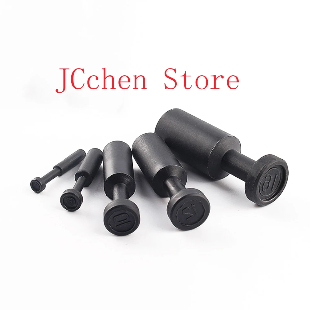 Pneumatic Fitting Black Nylon Pneumatic Blanking Plug Hose Tube Push Fit Connector Air Line 4/6/8/10/12/16MM  Pipe Connector