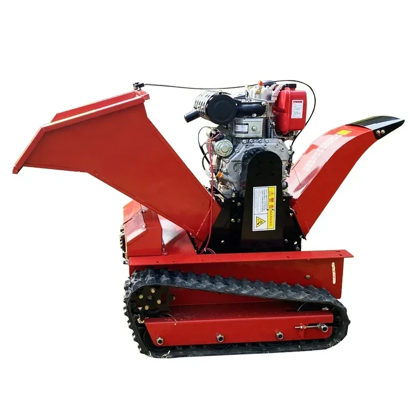 16Hp diese Wood Crusher Chipper Machine, Wood Shredder Chipper, Wood Chipper portable Tree Shredder Branch