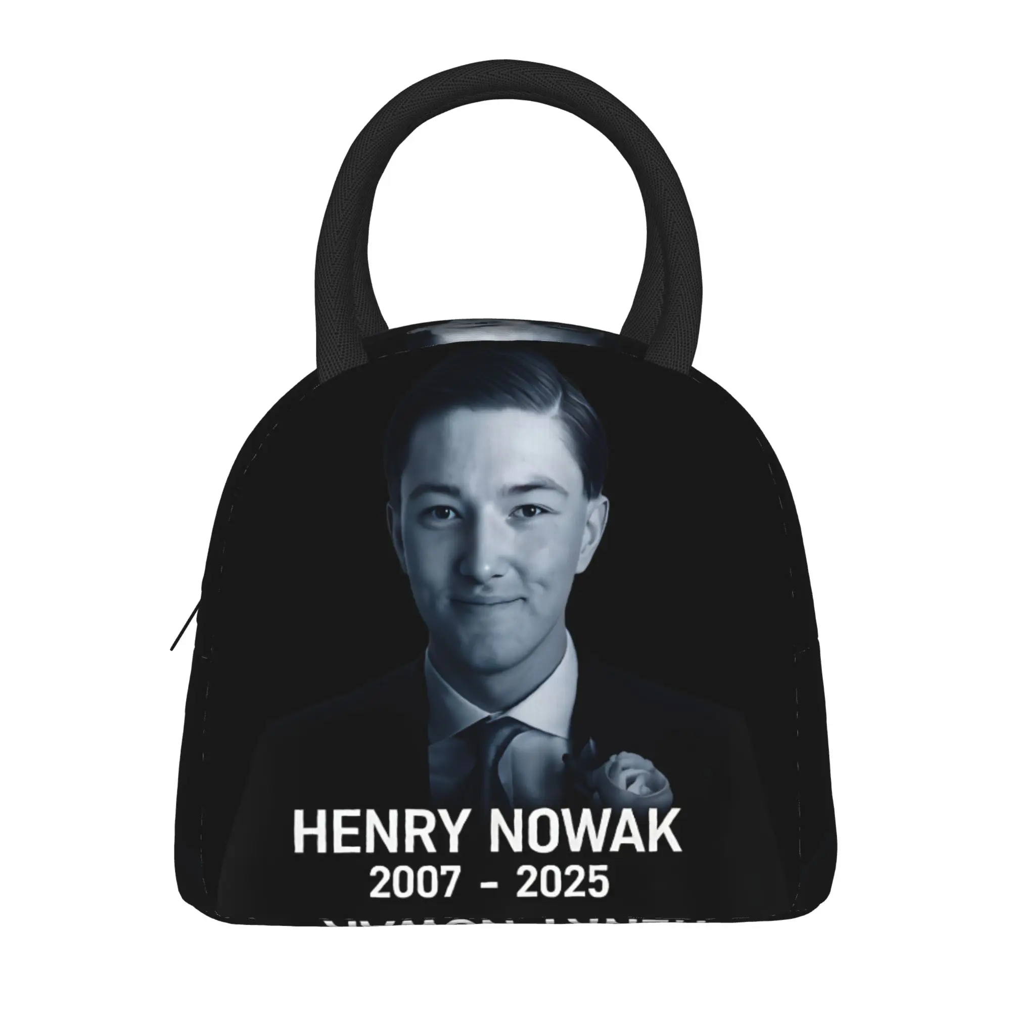 

Justice-for-Henry-Nowak Insulated Lunch Bags for Men Women Food Container Bags Portable Thermal Cooler Lunch Box For Work