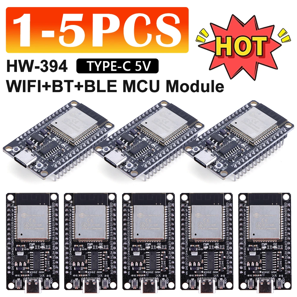 1-5P ESP32 Development Board WiFi+Bluetooth Ultra-Low Power Consumption Dual Core ESP-32S ESP32-WROOM-32D ESP32-WROOM-32U ESP 32