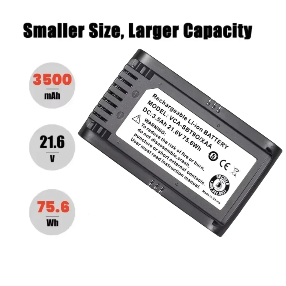 

For Samsung JET70-Related Models VCA-SBT90EB VCA-SBT90E VS15T7032P4 Quality-Assured 100% NEW 3500mAh Vacuum Replacement Battery