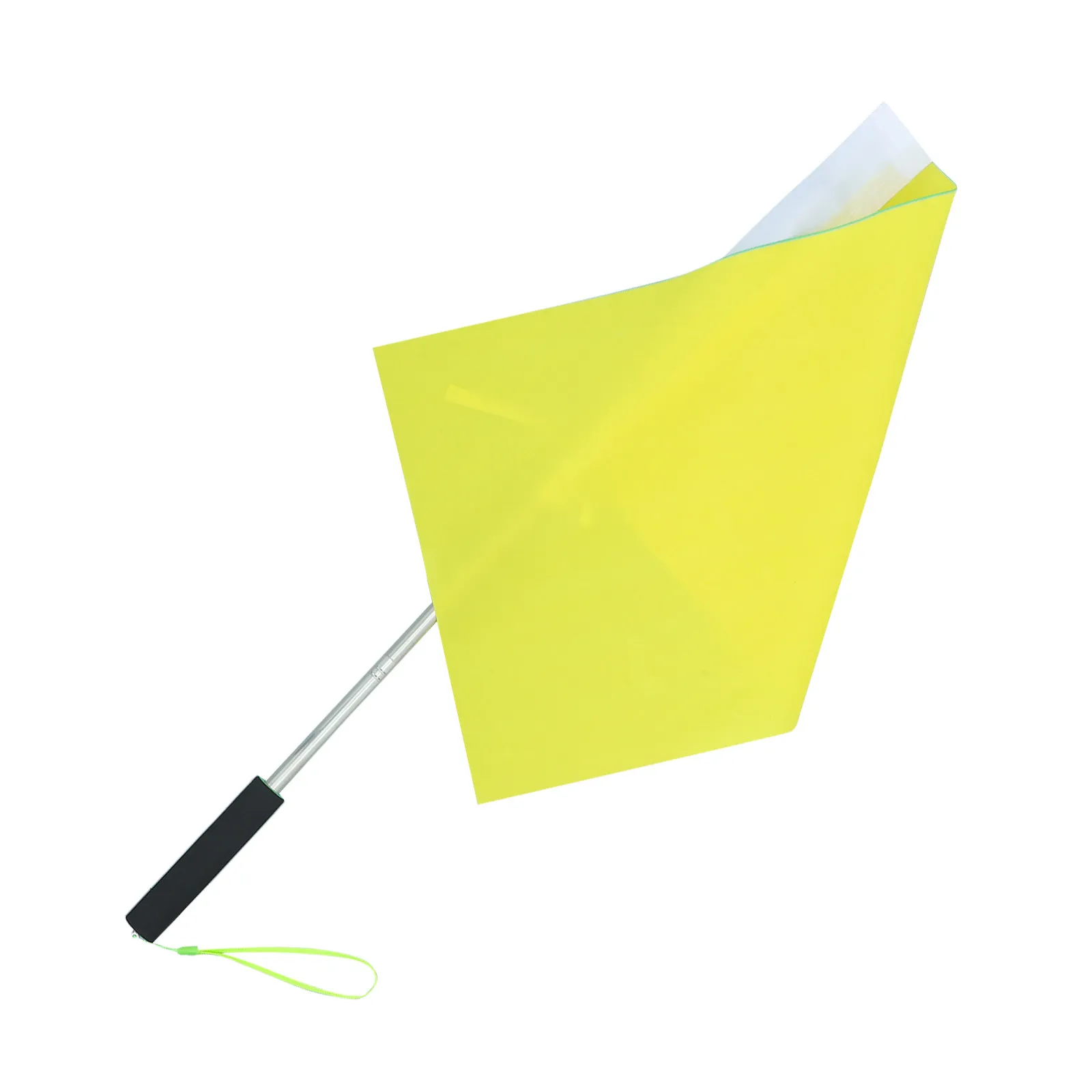 

Referee Flag Sports Linesman Signal Sponge Handle Stainless Steel Telescopic Volleyball Basketball Football Official