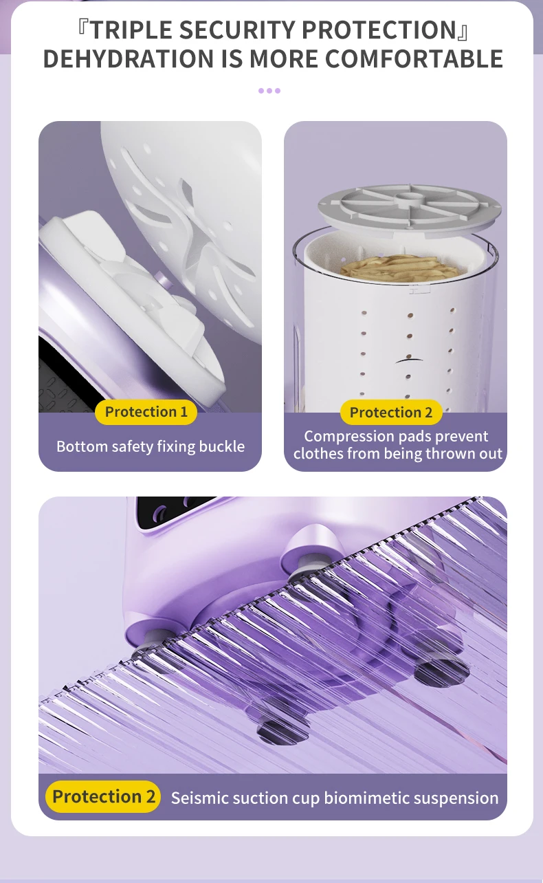 Wireless Mini Portable Washing Machine 10