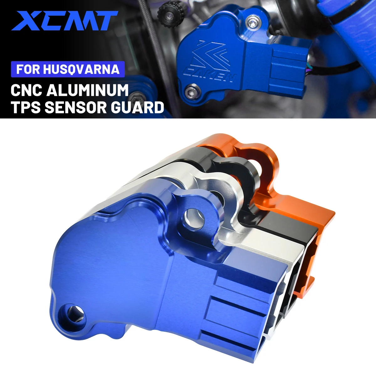 

CNC Motocross TPS Sensor Guard Cover Protector For Husqvarna TE250i TE300i TE150i TX300i 2020-2022 For KTM XCW EXC TPi Six Days