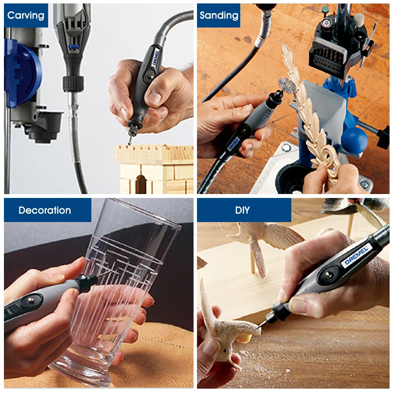 Original Dremel 36\'\' 91cm Flexible Shaft Grinding Carving Polishing Engraving Machine Extension Cord Dremel 225-1Flex Shaft