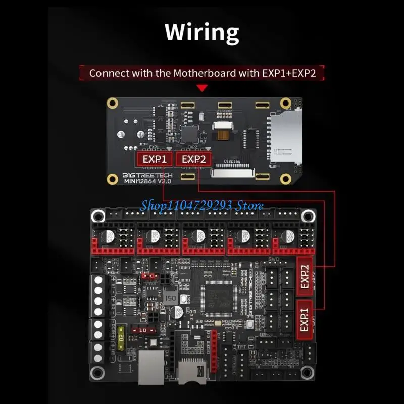 

Y2GD RGB Light LCD -дисплей -печать MINI12864 v2.0 ЖК -дисплей Экран дисплея