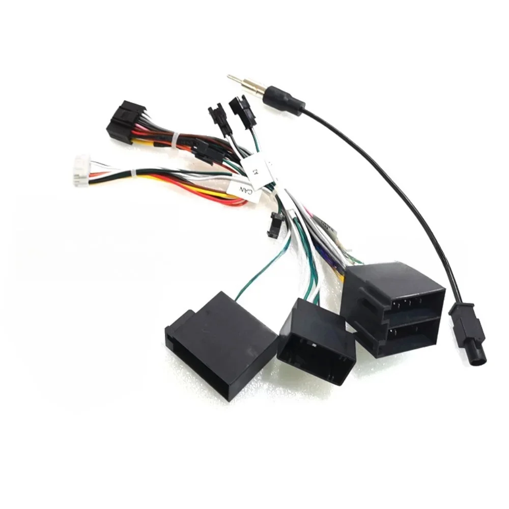 سيارة 16 دبوس الأسلاك تسخير محول مع صندوق Canbus لمرسيدس W203/ML350 ML W163/SL55/W208 W209 S320 R350 أندرويد 2 الدين راديو