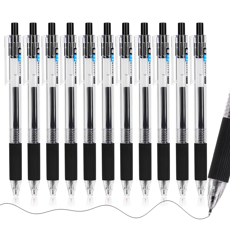 

ST Head Brushing Test Pen Speed Drying Neutral Pen Wholesale Water Pen Black Pen Press Pen Wholesale Carbon Pen Press Student