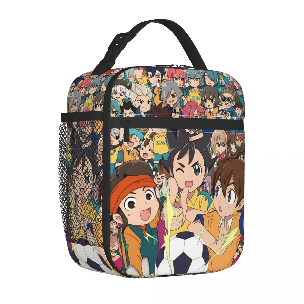 

Japan Soccer Anime Inazumas Elevens Insulated Lunch Bag Soccer Anime Meal Container Thermal Bag Tote Lunch Box College Food Bag