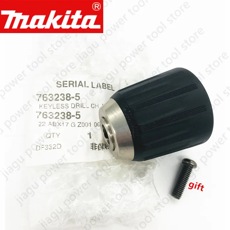 Mandril de Broca Keyless Makita para Ddf332 Dhp332 Df332d Hp332d 12.7 mm 7632385