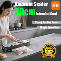 Xiaomi Electric Vacuum Sealer Built-in Cutter Kitchen Food Storage Seal Touch Button Dry/Wet Food Sealing Packag Vacuum Machine