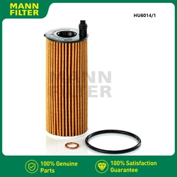 MANNFILTER HU6014/1z Oil Filter Fits BMW Series 1 2 3 Series GT (F34) 4 5 Series 6 GT (G32GT) 7(G11 G12) X4 X5 11428575211