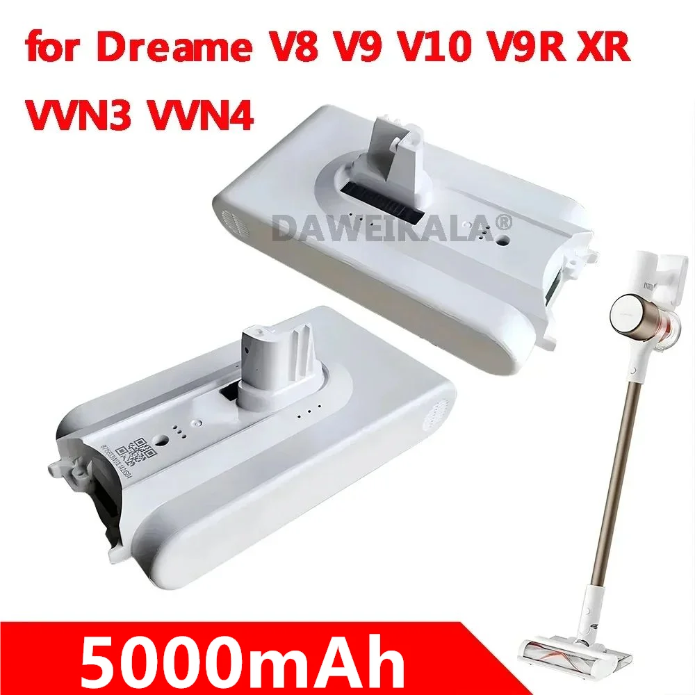 

100% original Lithium Battery for Dreame V8 V9 V10 V9P XR VVN3 VVN4 Handheld Cordless Vacuum Cleaner Parts Replacement Battery
