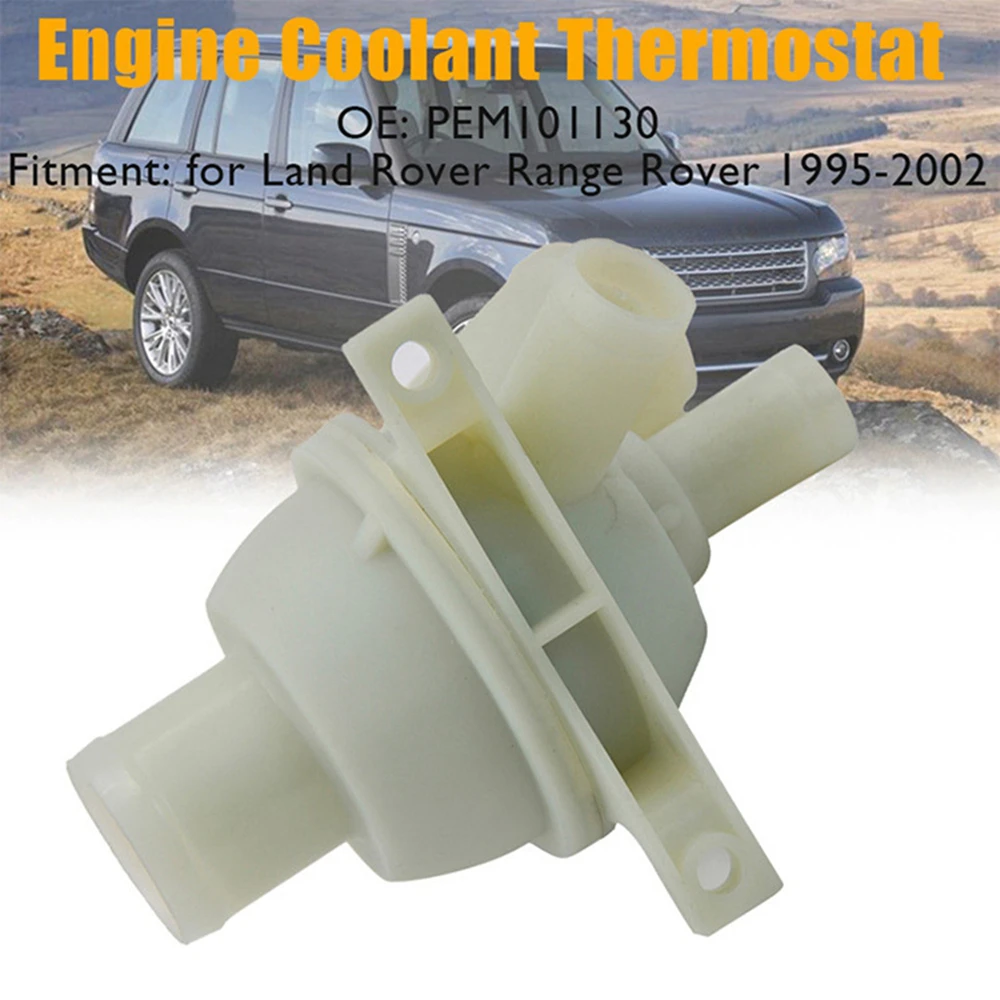 

High Temp Resistant Thermostat Assembly PEM101130 For Land Rover Range Rover P38 1995-2002 Anti-Leak Engine Cooling Spare Part