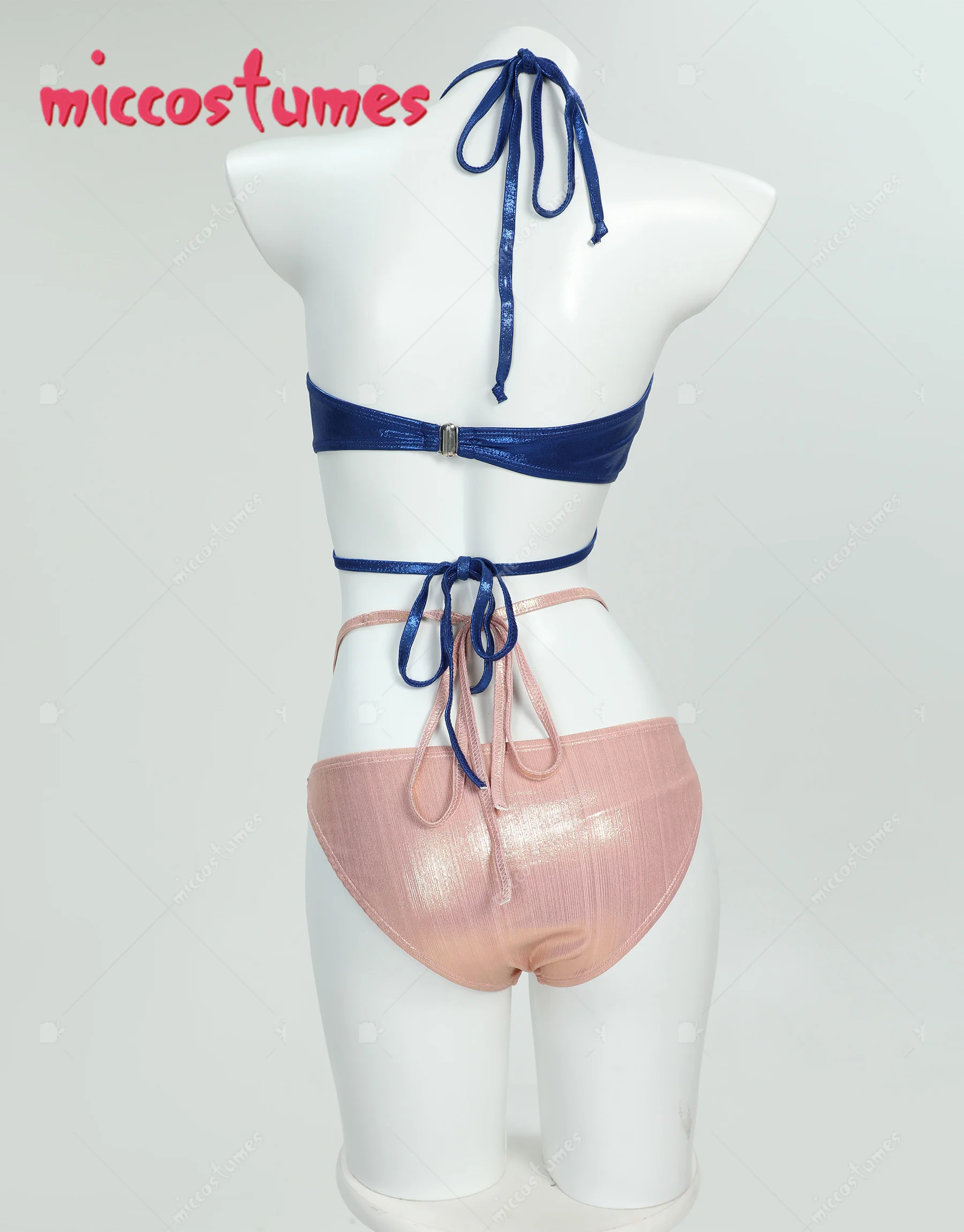 HAIKYUU Anime Derivative Swimsuit Sexy Mesh Top and Bottoms Two-Piece Bathing Suit with Cover-Up Top and Chiffon Wrap Skirt