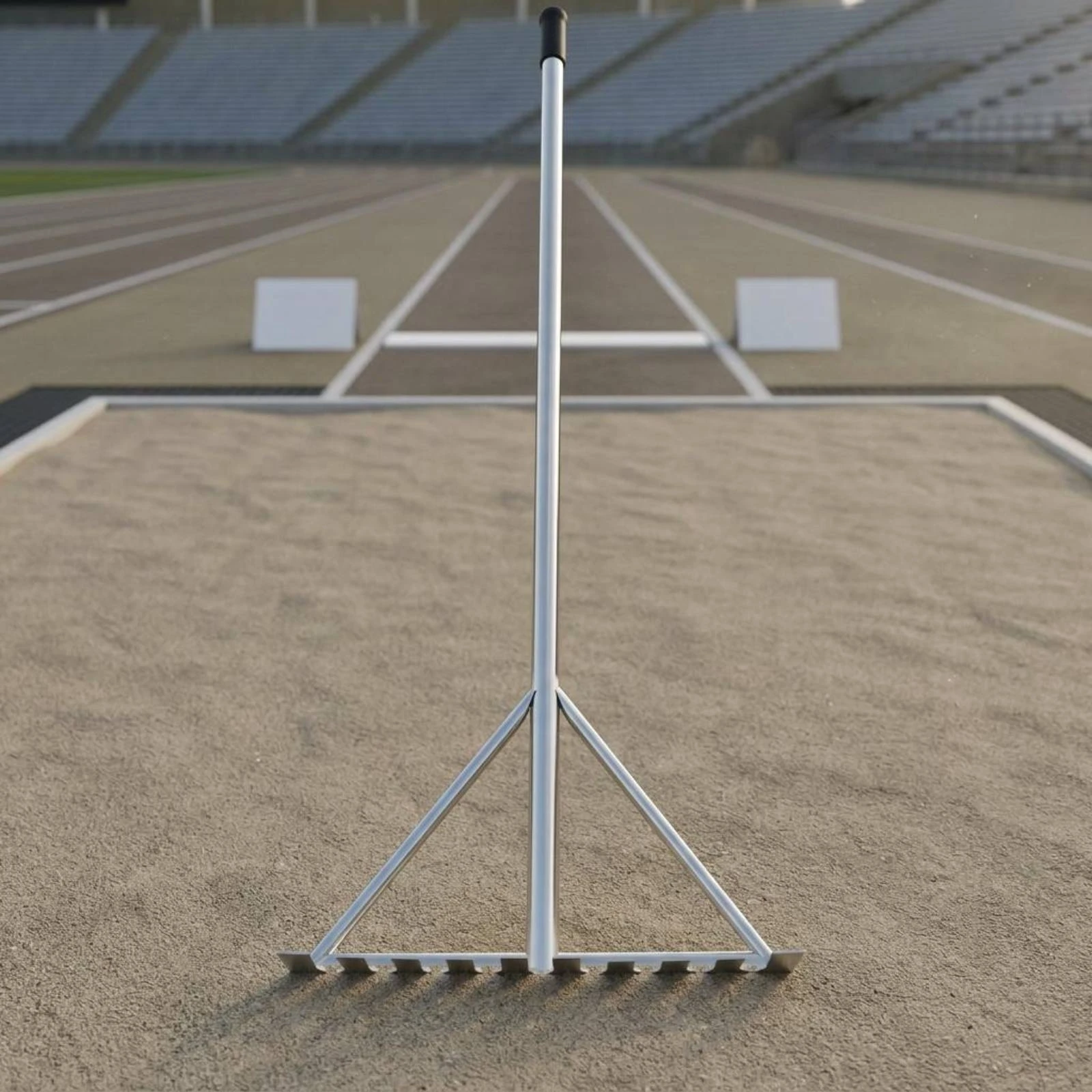 sand-leveling-rake-triangular-braces-track-sand-rake-sports-ground-equipment-wide-head-athletics-gear-long-lasting