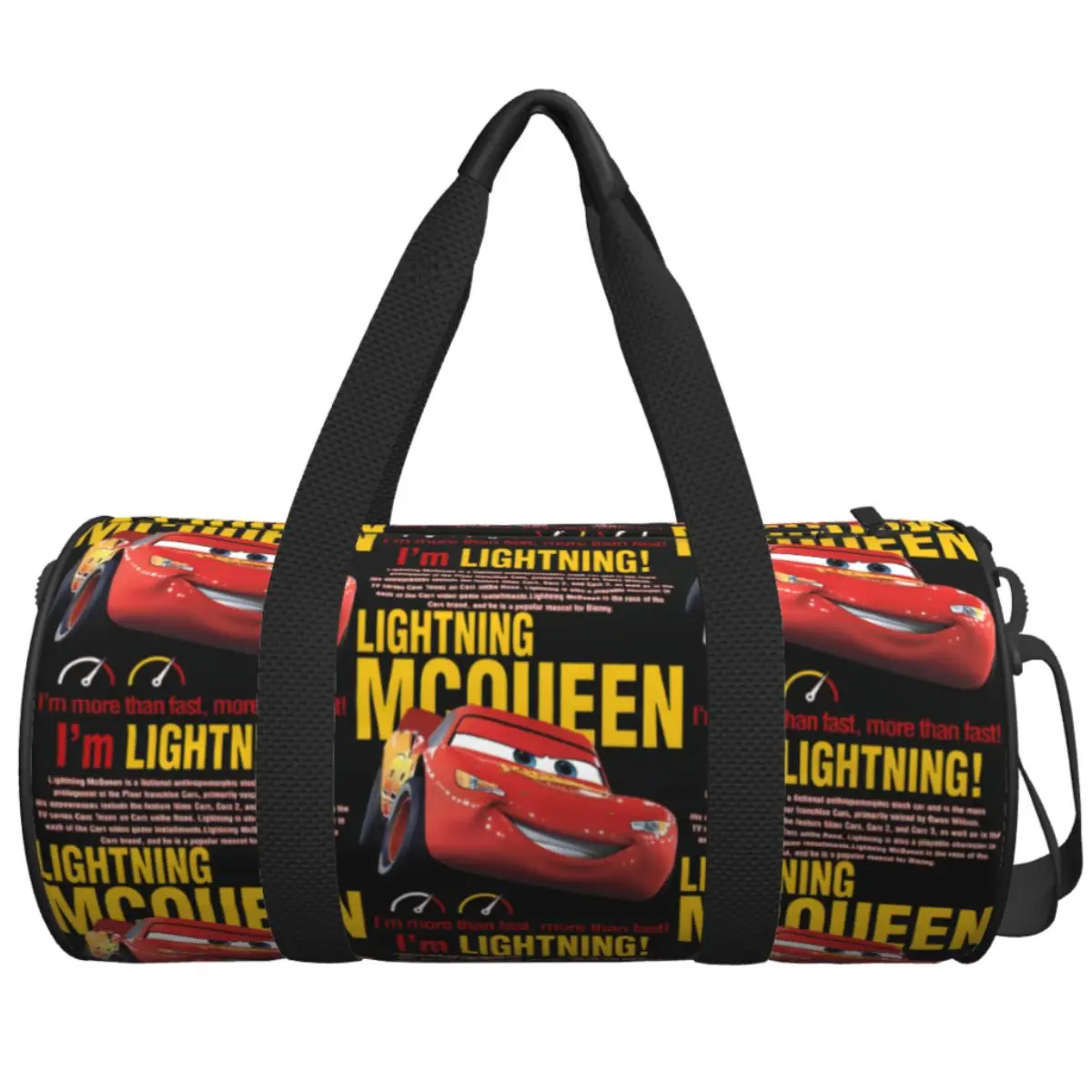 

Мужская дорожная сумка Lightning Mcqueen, спортивная сумка, большая вместительная портативная сумка на заказ, милая тренировочная спортивная сумка