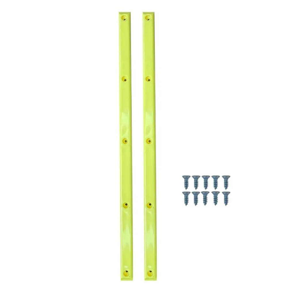 Mounting Screws Skateboard Rails Protection Reduce Friction Skateboard Rib Bones ABS Colorful Skateboard Rail Guards Accessories