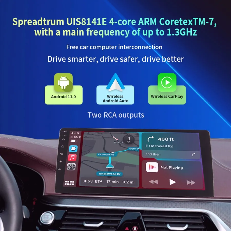 

BOSSCAR 2Din Car Android Radio Multimedia Player Android11 7/9/10" Inch GPS Navigation for Toyota Volkswagen Hyundai Nissan Kia