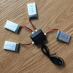 Ładowarka USB 3.7V 1to4 ładowarka USB 3.7V 500mAh bateria do Syma X5C X5S/X5SC/X5SW Drone