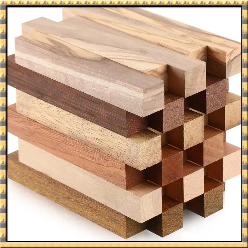 

Apr.30 шт. Заготовки из экзотического дерева, набор для токарной обработки ручек для поделок своими руками, 5 х 3/4 х 3/4 дюйма