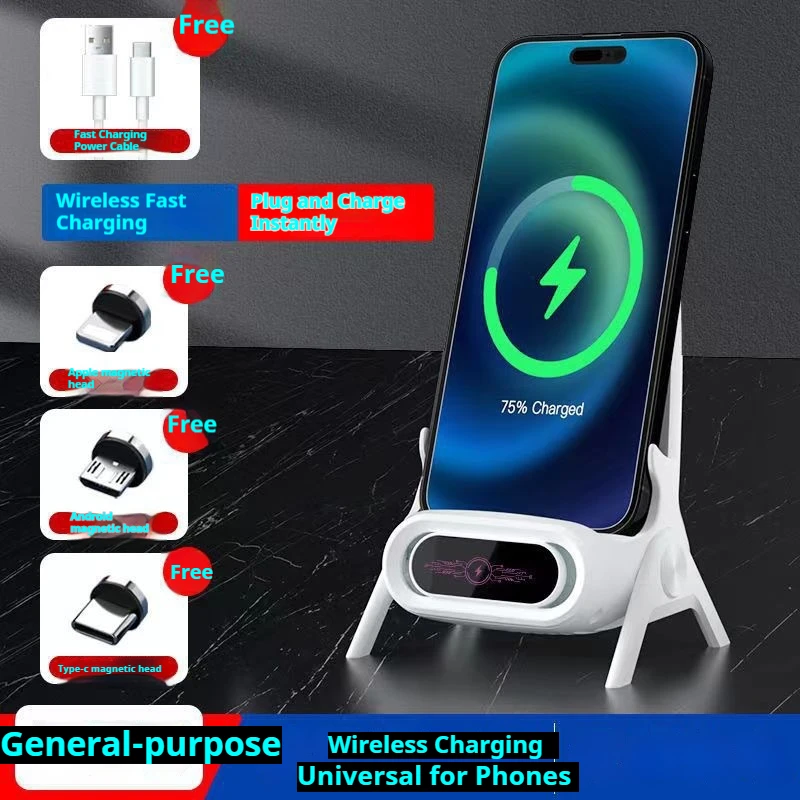 

2025 Креативная подставка для мобильного телефона, маленький стул, беспроводное зарядное устройство, держатель для ленивого телефона для просмотра телевизоров, поддержка подставки