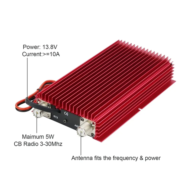 -FDDT FM AM SSB Walkie Talkie Mini Long Range Power Amplifier For 3-30Mhz 100W FM 120W AM 150W