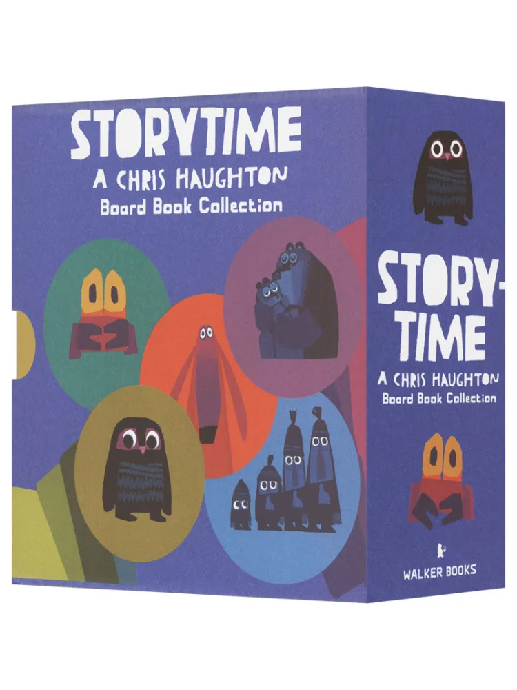 

Комплект книг-картонок Криса Хауттона «Время для чтения», 5 томов