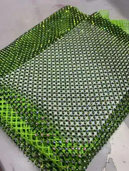 Tessuto di pizzo africano con pietre pesanti 2024 materiale in tessuto nigeriano di alta qualità da 5 metri per abito da festa di nozze