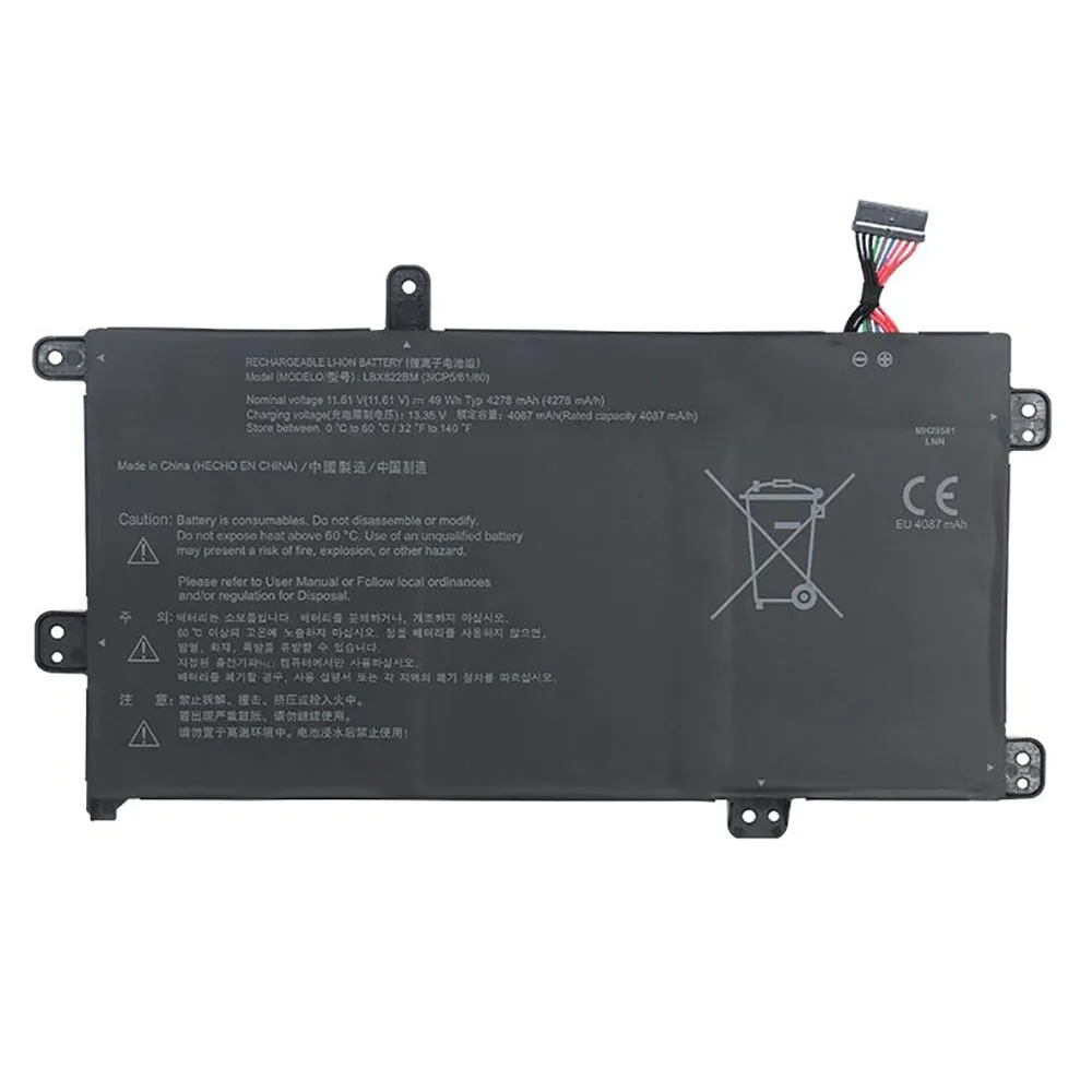 

Аккумулятор для ноутбука LG LBX822BM 15UD50Q 15UD50Q-G 15UD50Q-GX50K GX3DK GX30K 11,61 В 4278 мАч 49 Втч Новый