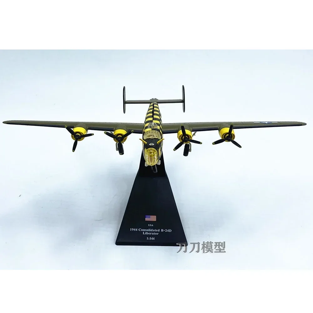 2024 BestSelling Diecast 1:144 Scale WWII US Allied B24D Libertadores Aircraft Model Premium Alloy Collectible Gift for Aviation