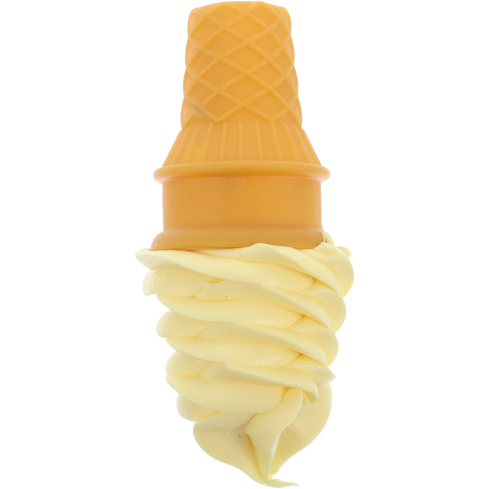 Ice Cream Simulation Fake Ice-cream Photo Prop Model Display Yellow False Toddler