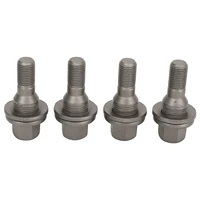 Pernos de tuerca de rueda hexagonal de 17mm para coche, 4 piezas, 540567, accesorios para Peugeot 206, 207, 208, 308, 407, Citroen C2, C3
