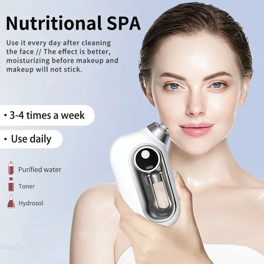 NIEUW Facial Mist Sprayer Luchtbevochtiger Oplaadbare Vaporizer Facial Steamer Hydraterende Schoonheid Instrument Gezichtsverzorging Tool