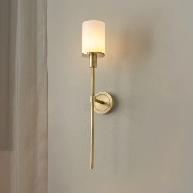

Simple, light luxury, natural, marble, living room, wall lamp, bedroom, study, aisle