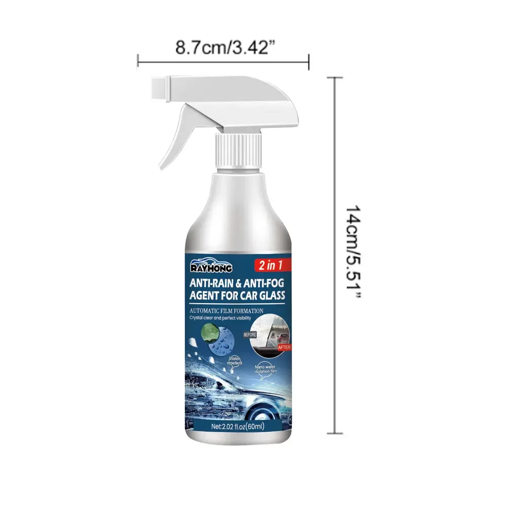 1pc Universele Auto Voorruit Anti Fog Spray Autoruiten Regendicht Cleaner Auto Anti-Regen Anti-condens Coating Agent auto Accessoires