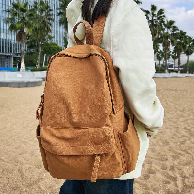 Nowy koreański dużej pojemności płótnie plecaki kobiety Kawaii studenci Preppy torba dla nastoletnich dziewcząt chłopiec szkoła podróże plecak Bookbag