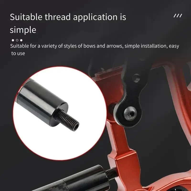 6 zoll 8 zoll Carbon Faser Stabilisator Stange Balance Bar Bogenschießen Stoßdämpfung Absorber Dämpfer Verbindung Bogen Schießen Zubehör – Detail 3