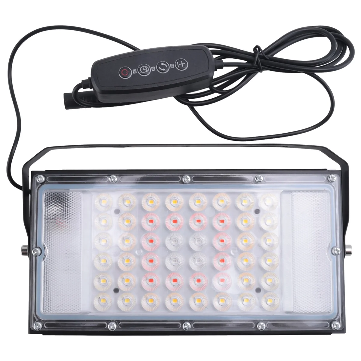 ABKO-Table Top Grow Light 200W, Desk Grow Lights for Indoor Plants, UV-IR Full Spectrum Plant Growing Lamp Height Adjustable