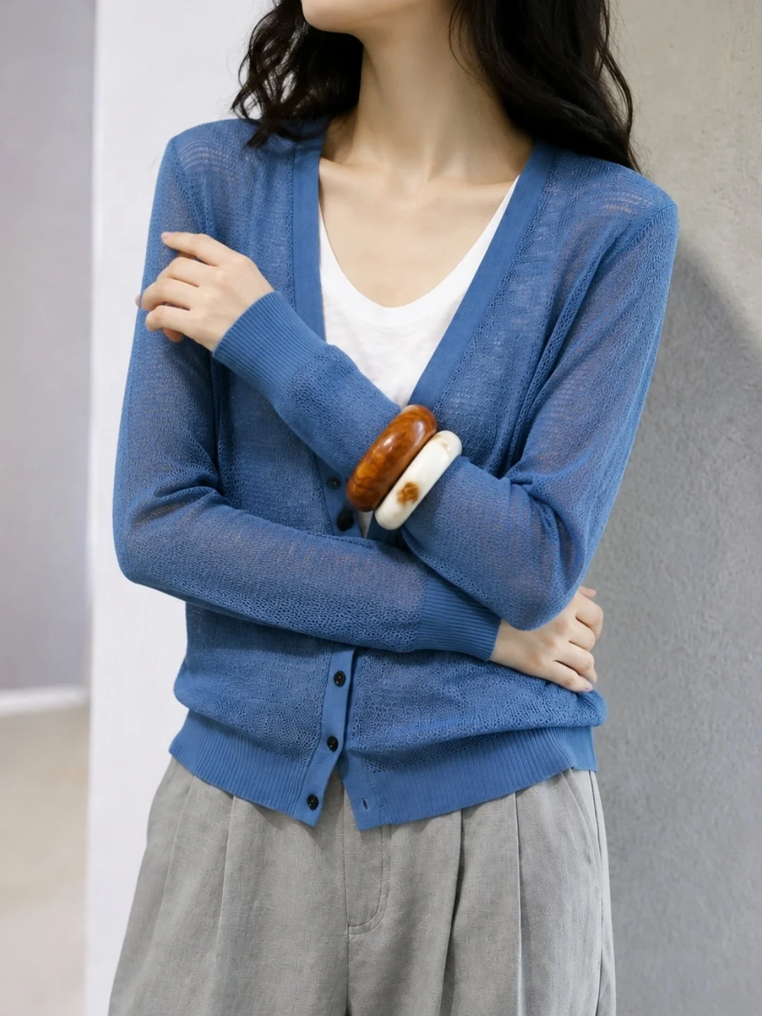 Korean Style Fashionable Long Sleeve Knitted Sweater Soft Comfortable Trendy Design Sensation Autumn New Arrival Top