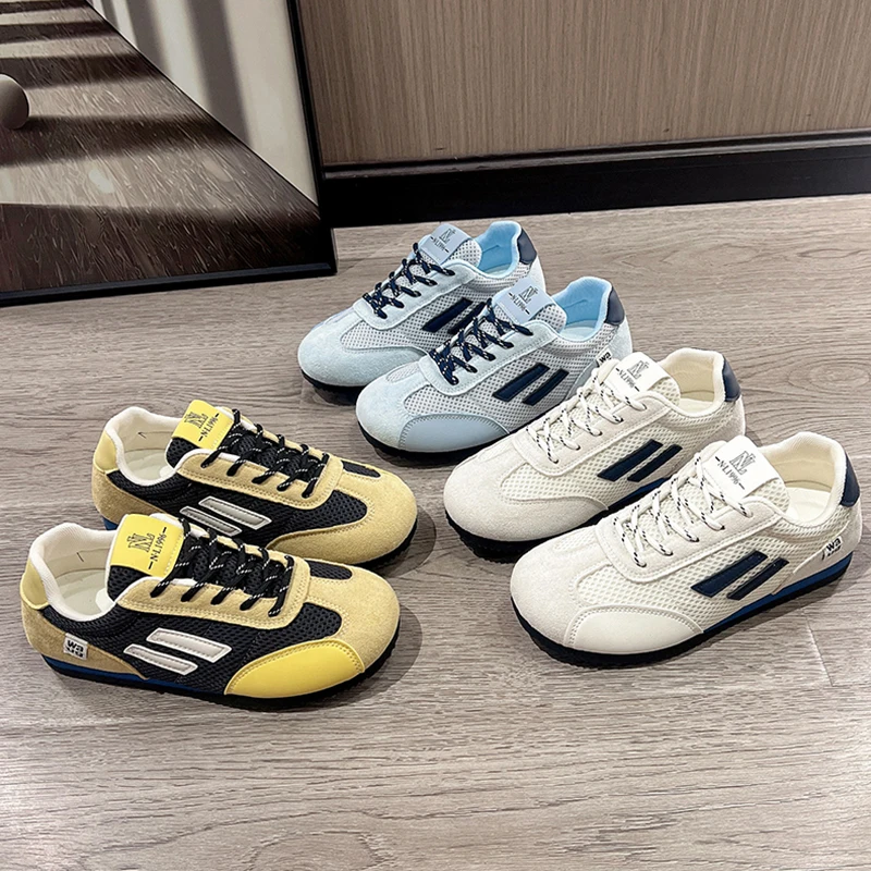 

2025 Hot Selling Shoes Women's Casual Mesh Two Breathable and Versatile Outdoor Flat Bottom Anti Slip New Style Sneakers Women