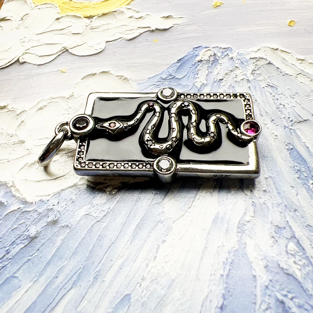 Snake Star Talismans Pendant Brand New Fine Jewelry Accessories 925 Sterling Silver Bohemia Gift For Woman